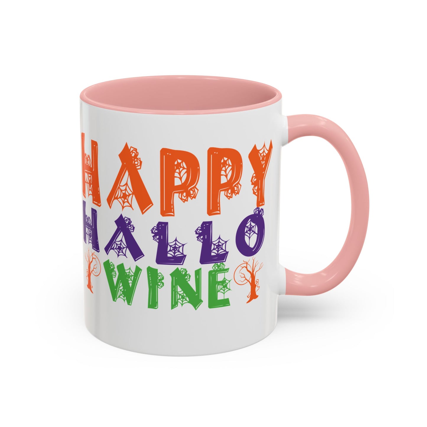 Happy Hallo Wine -Accent Coffee Mug (11, 15oz) - Halloween