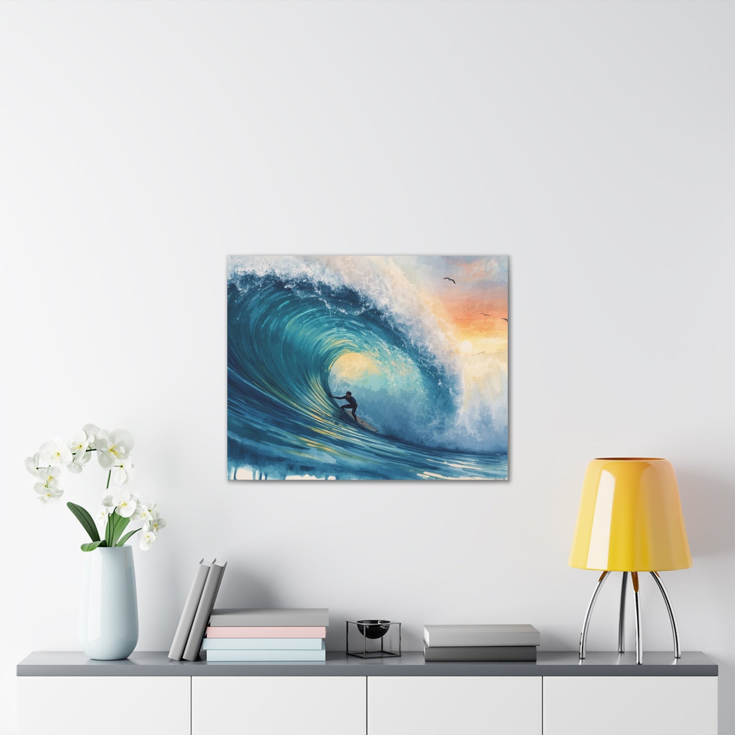 The Curl - Canvas Stretched, 0.75" - Wall Art 2026 - Sports