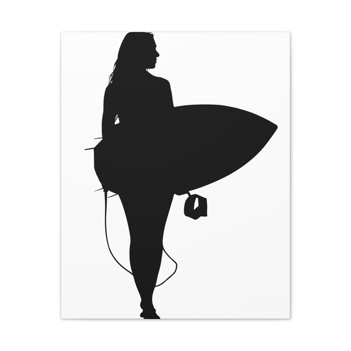 Surfer Girl - Canvas Stretched, 0.75"