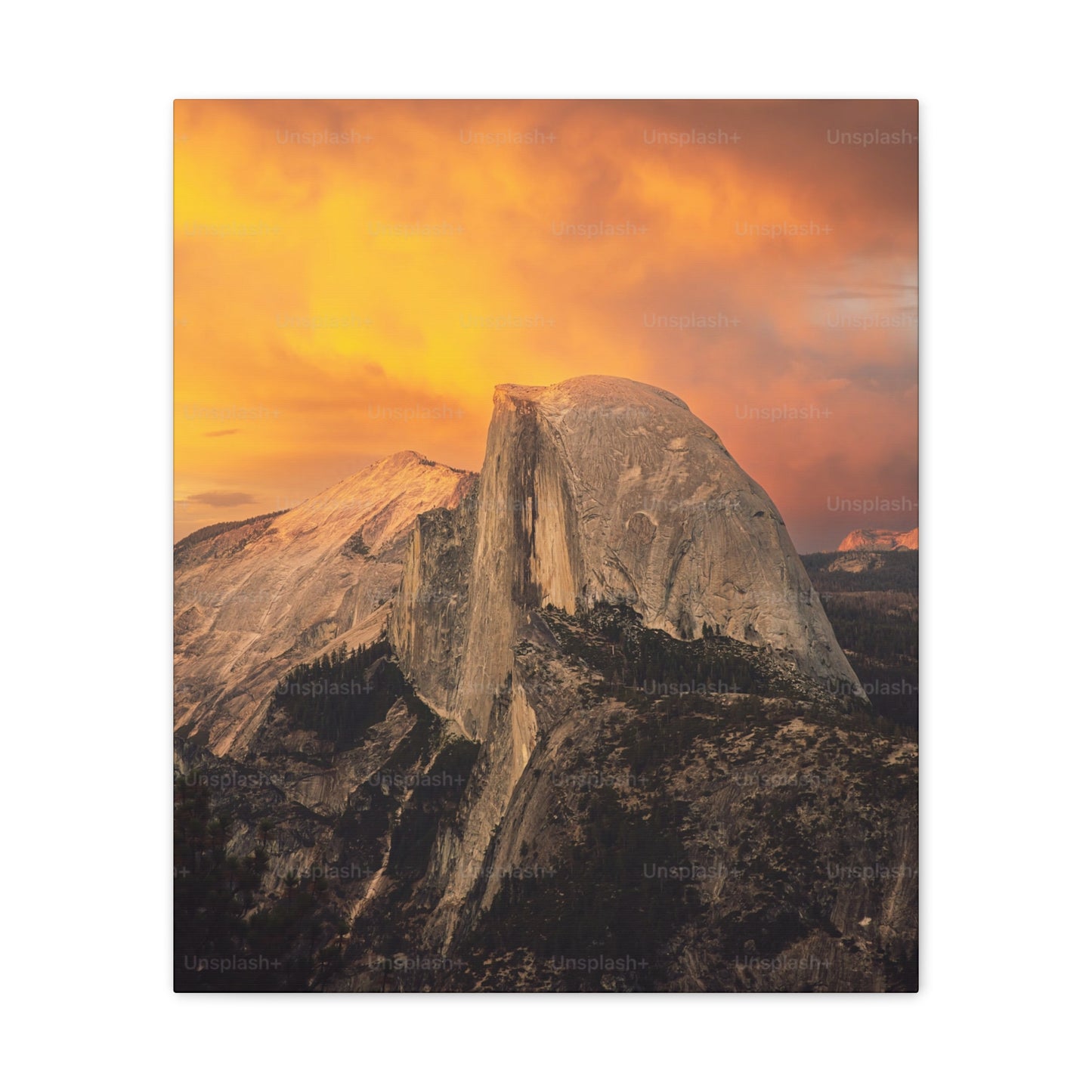 Half Dome - Canvas Stretched, 0.75"