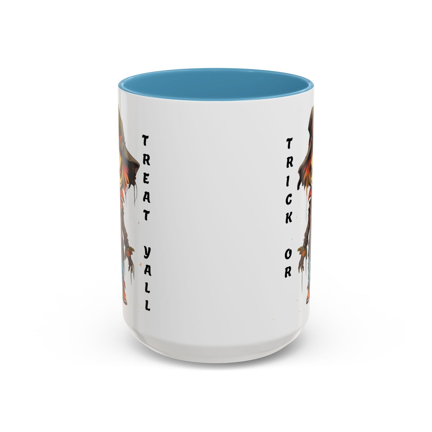 Trick or Treat Yall - Accent Coffee Mug (11, 15oz) - Halloween