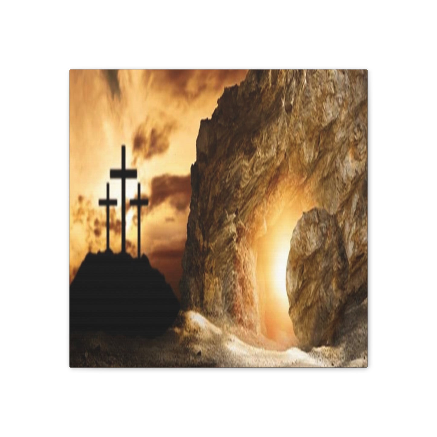 He is Risen - Canvas Stretched, 0.75" - Easter - Mother's Day - Father's Day