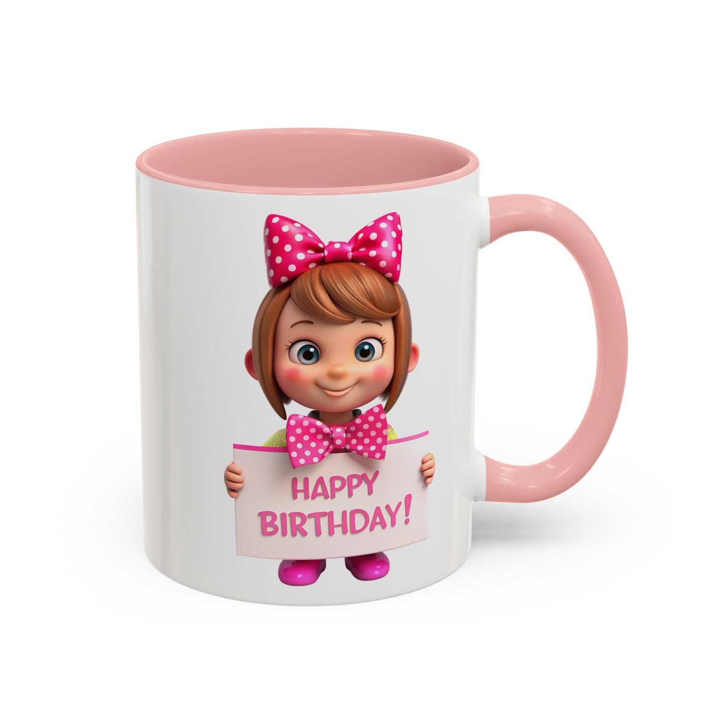 Happy Birthday - Accent Coffee Mug (11, 15oz)