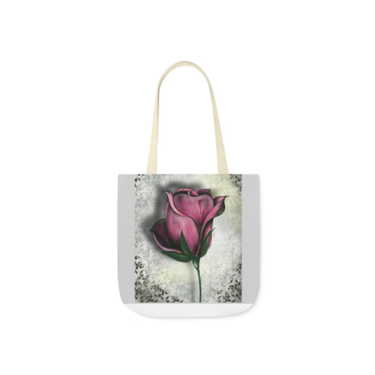 Rose - Canvas Tote Bag, 5-Color Straps