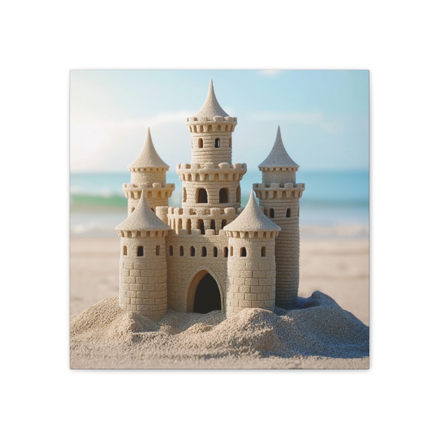 Sand Castle - Canvas Stretched, 0.75"