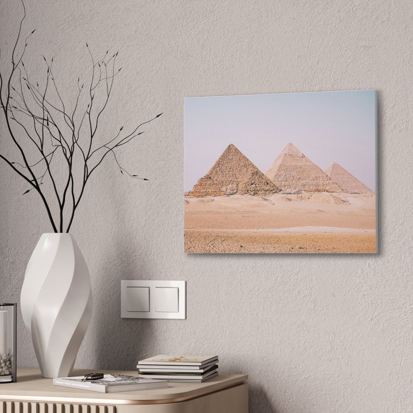 Pyramids - Canvas Stretched, 0.75"