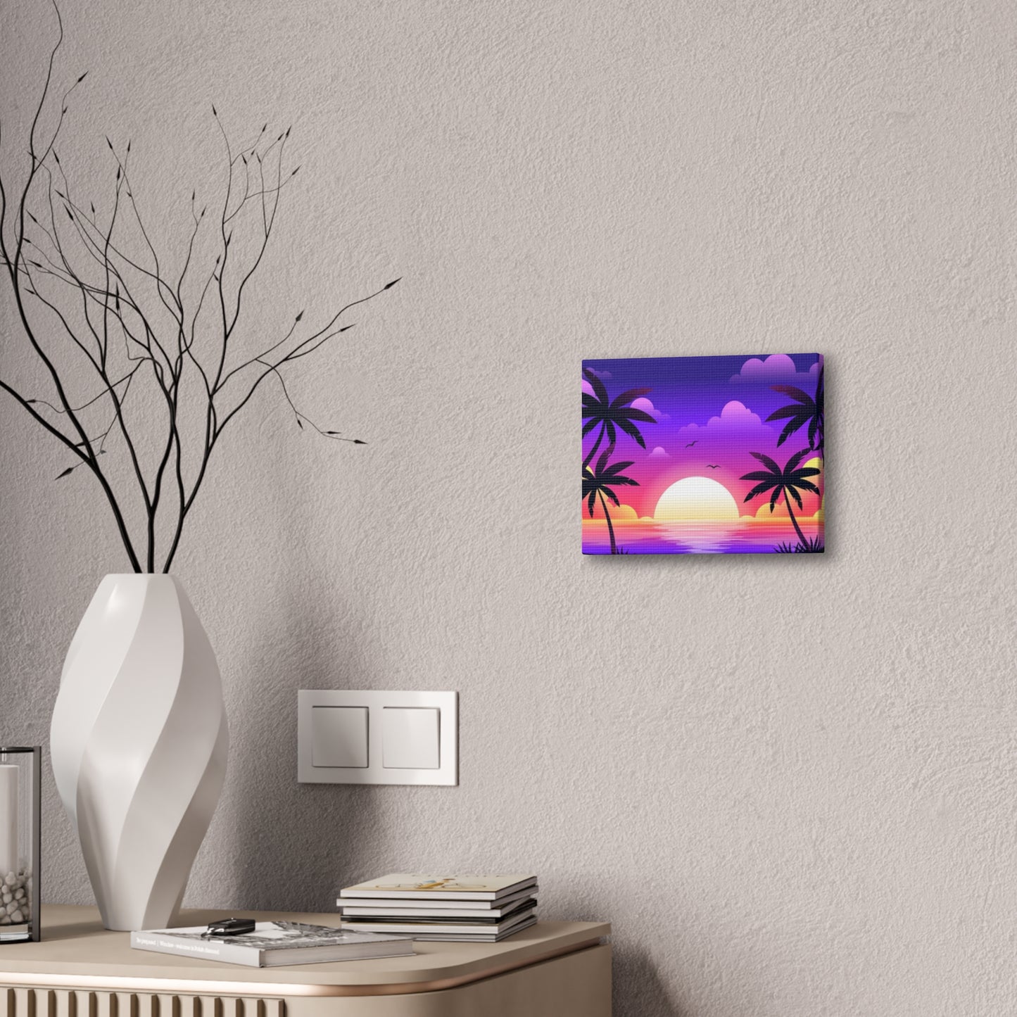 Island Sunset - Canvas Stretched, 0.75"