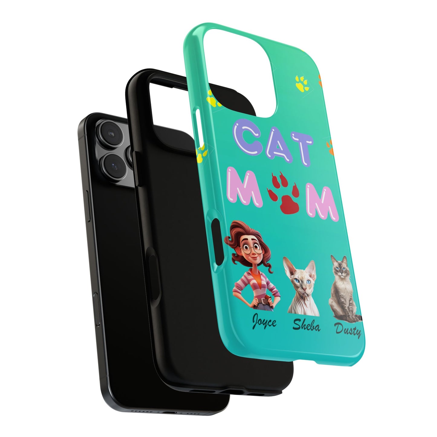 Cat Mom - Tough Cases - Mother's Day - Whimsical