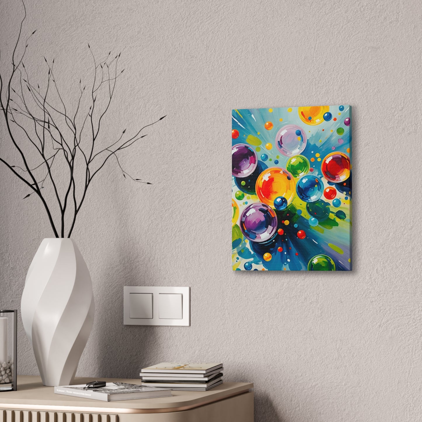 Colored Balls - Canvas Stretched, 0.75"