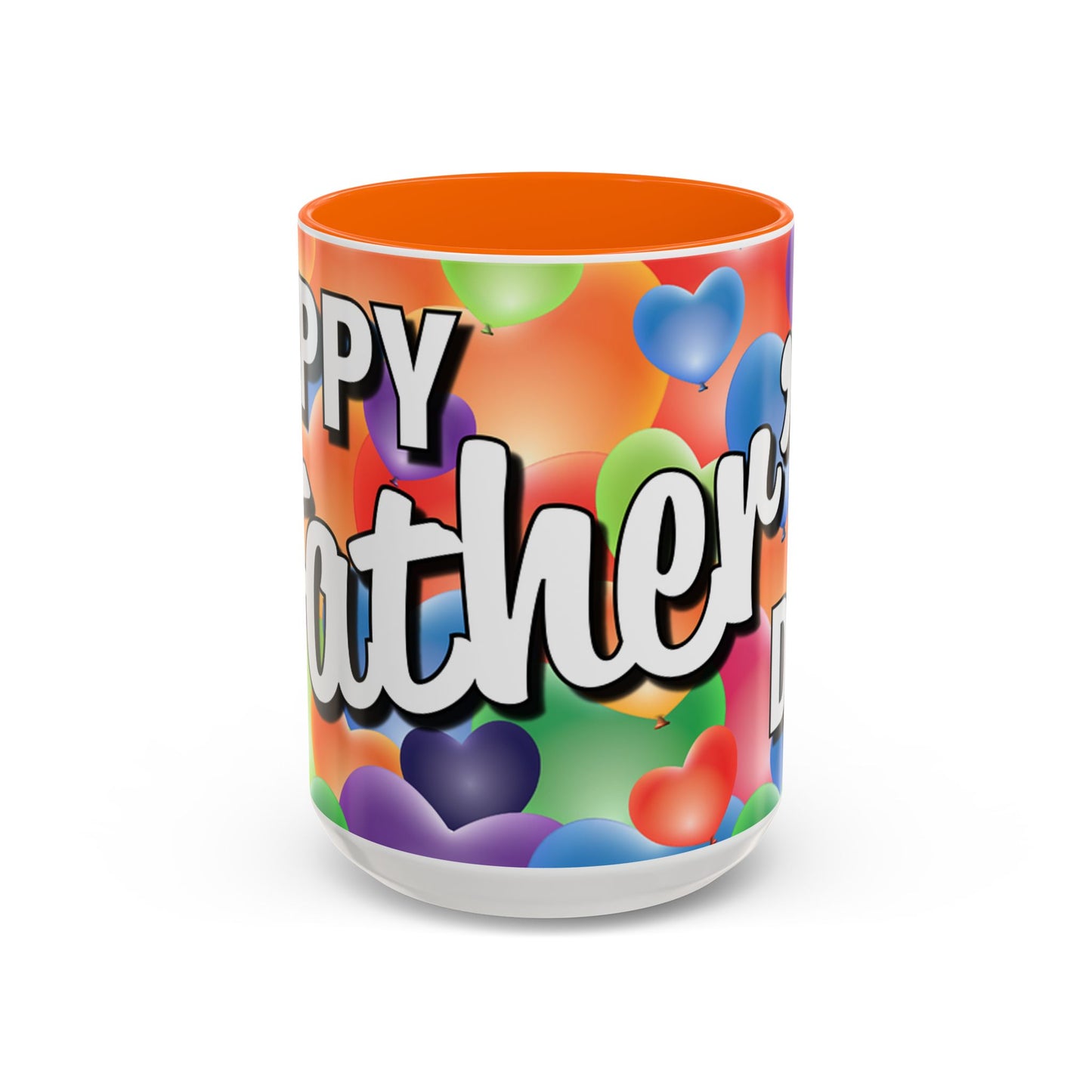 Happy Father's Day - Accent Coffee Mug (11, 15oz) - Father's Day