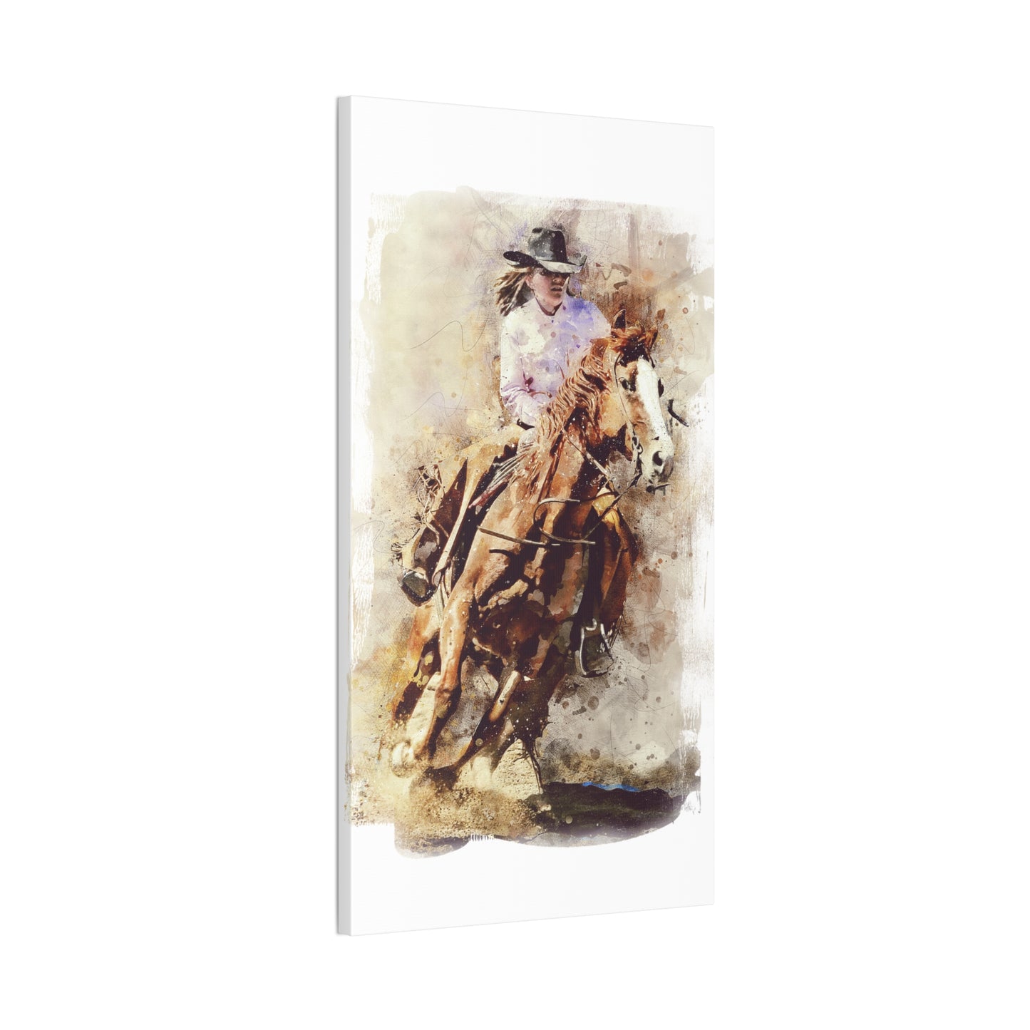 Barrel Racer - Canvas Stretched, 0.75" - Mother's Day