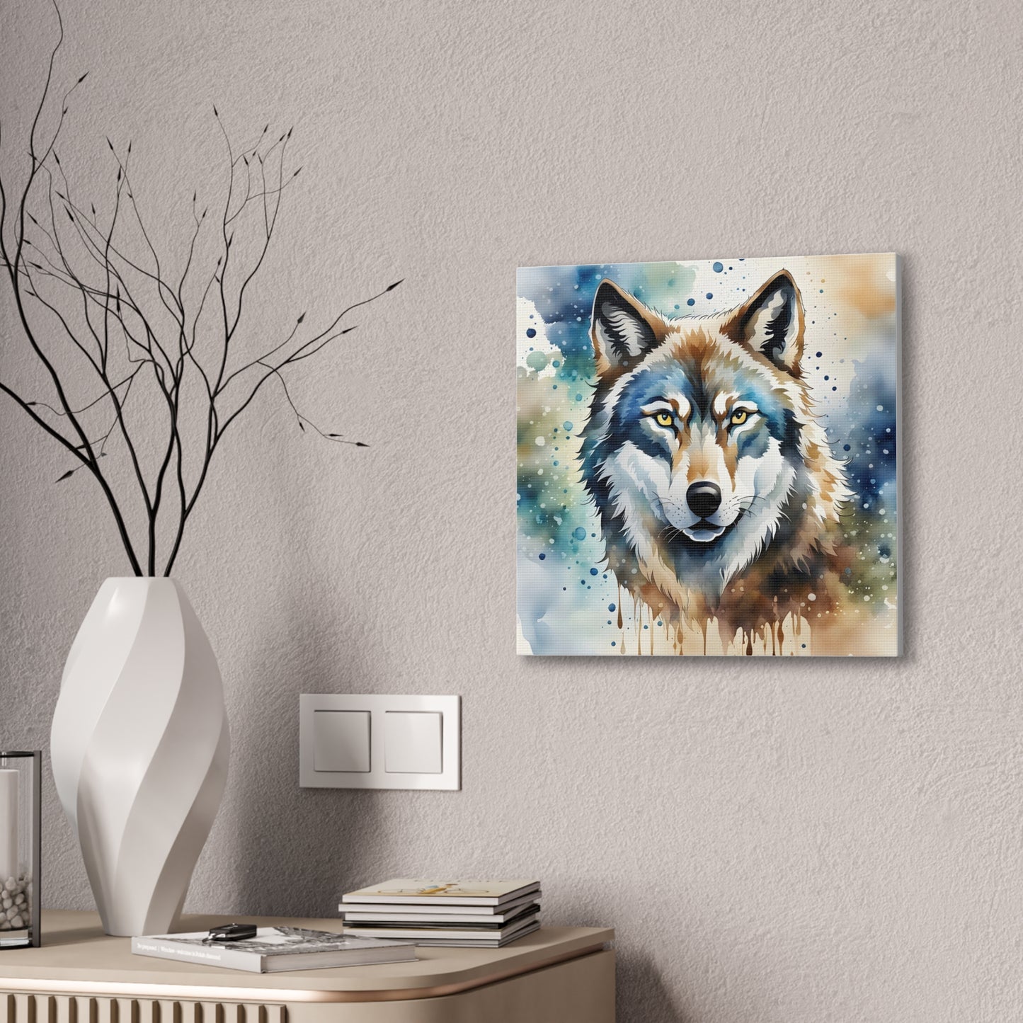 Wolf - Canvas Stretched, 0.75"