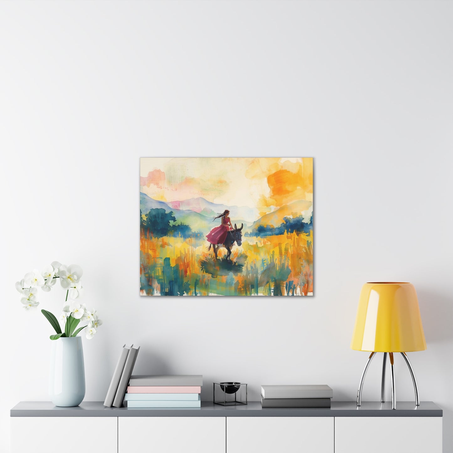 Girl in the Field - Canvas Stretched, 0.75" - Wall Art 2026 - Individuals