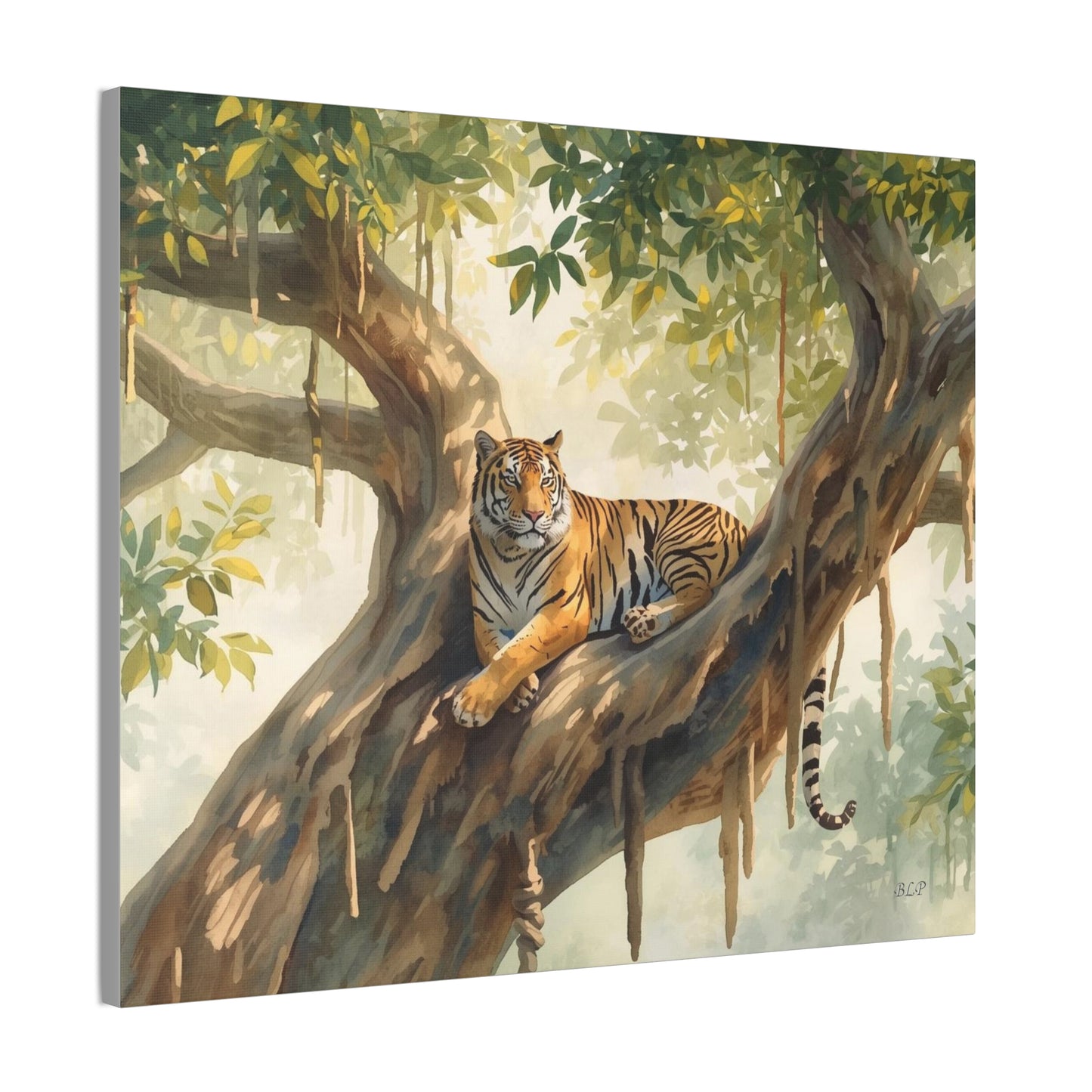Lounging tiger - Canvas Stretched, 0.75" - 2026 Wall Art - Animals