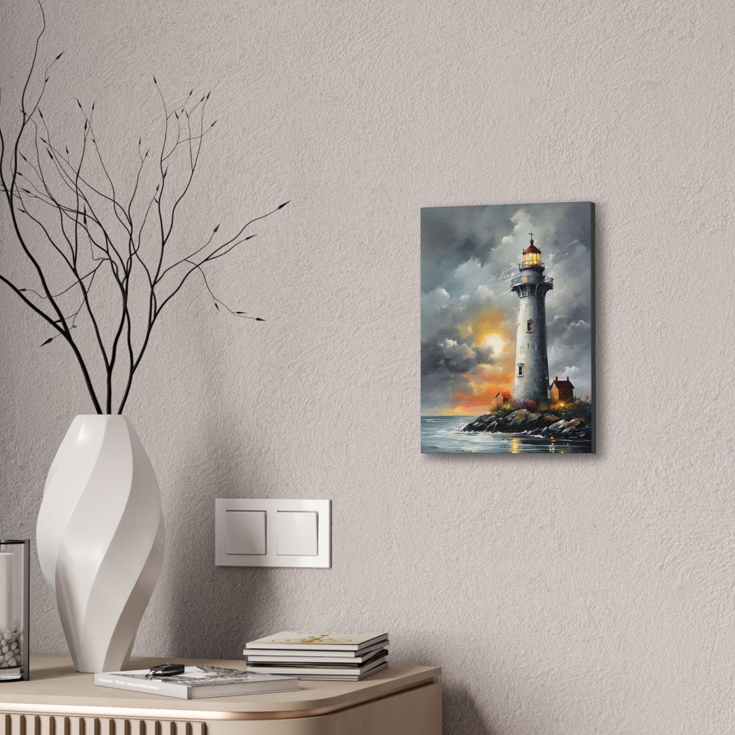 Light House - Canvas -Stretched, 0.75"