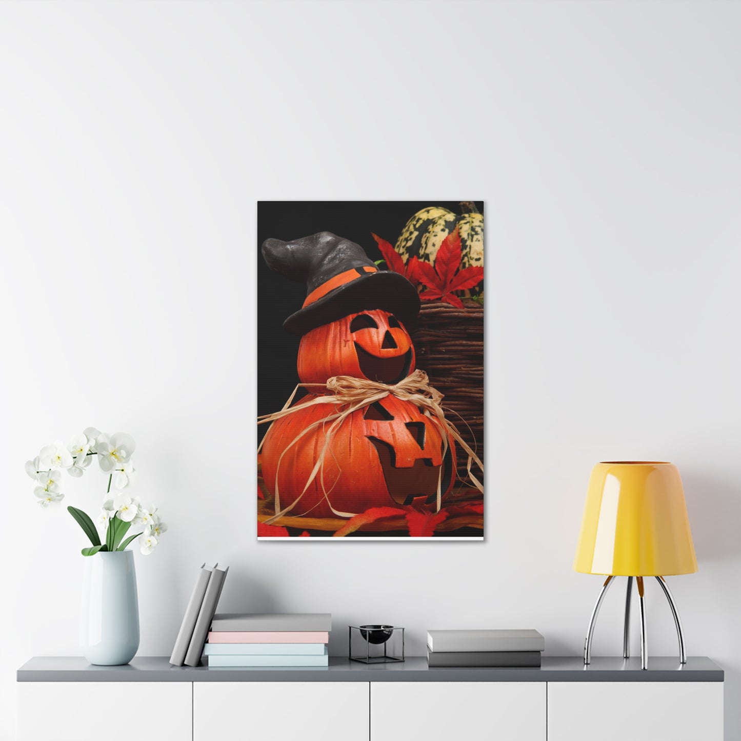 Pumpkins - Canvas Stretched, 0.75" - Halloween