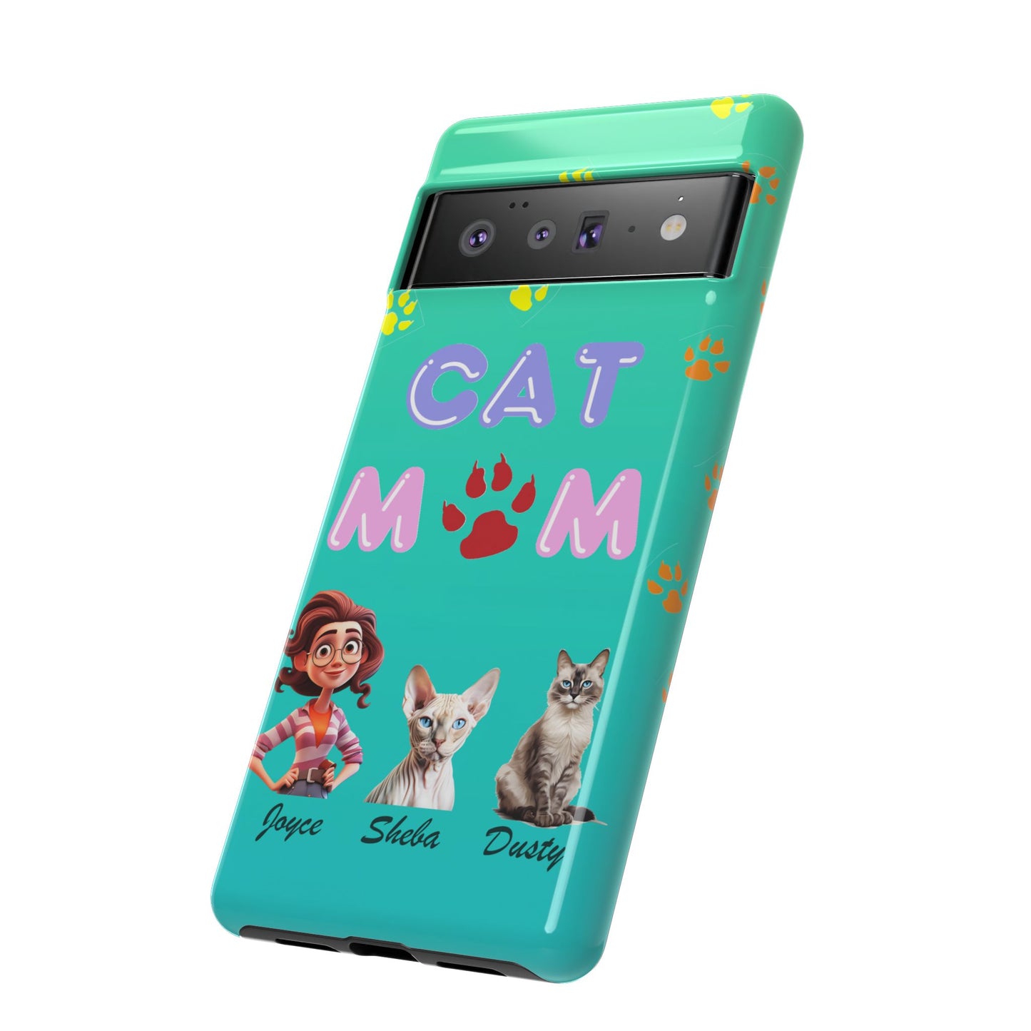 Cat Mom - Tough Cases - Mother's Day - Whimsical