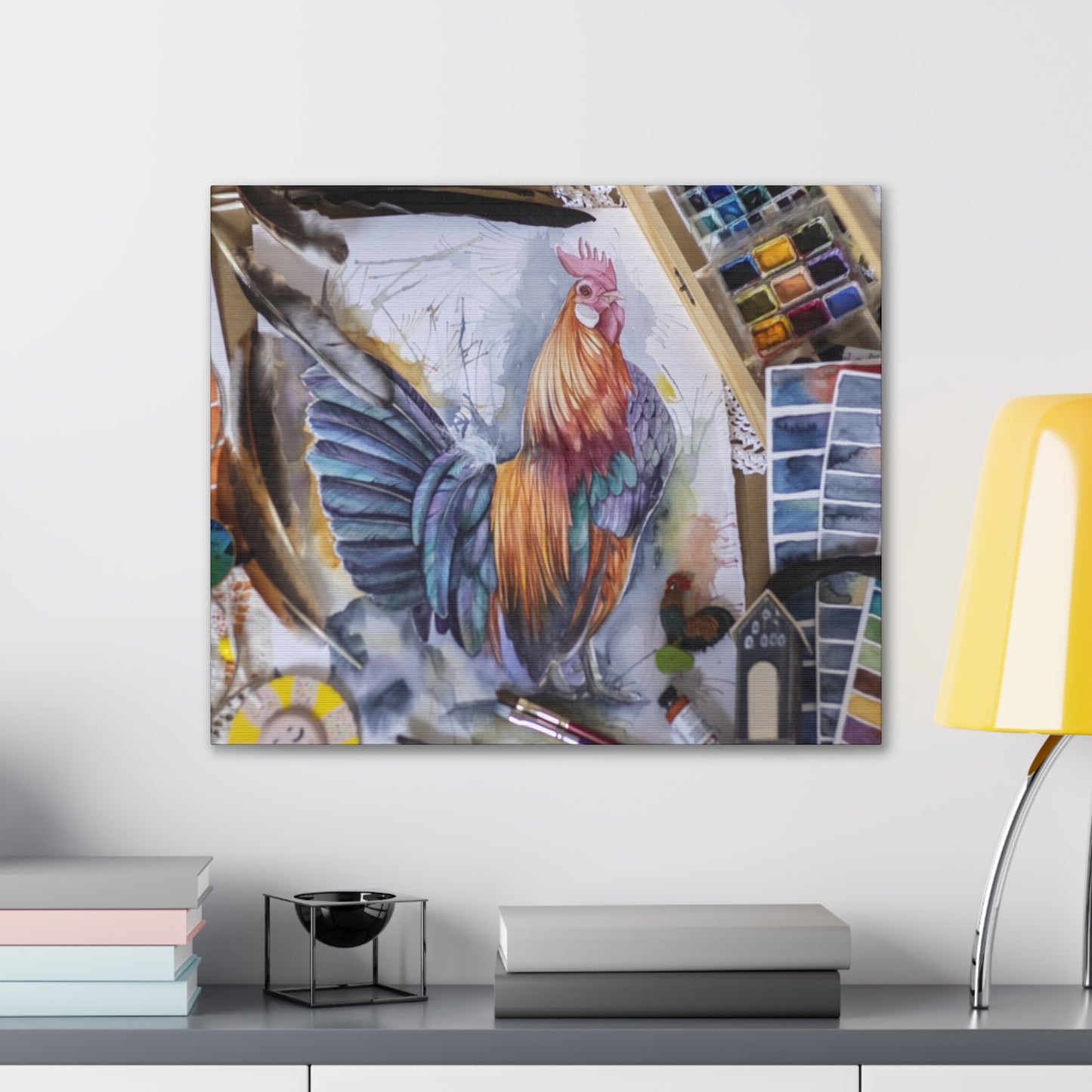 Rooster Art - Canvas Stretched, 0.75"