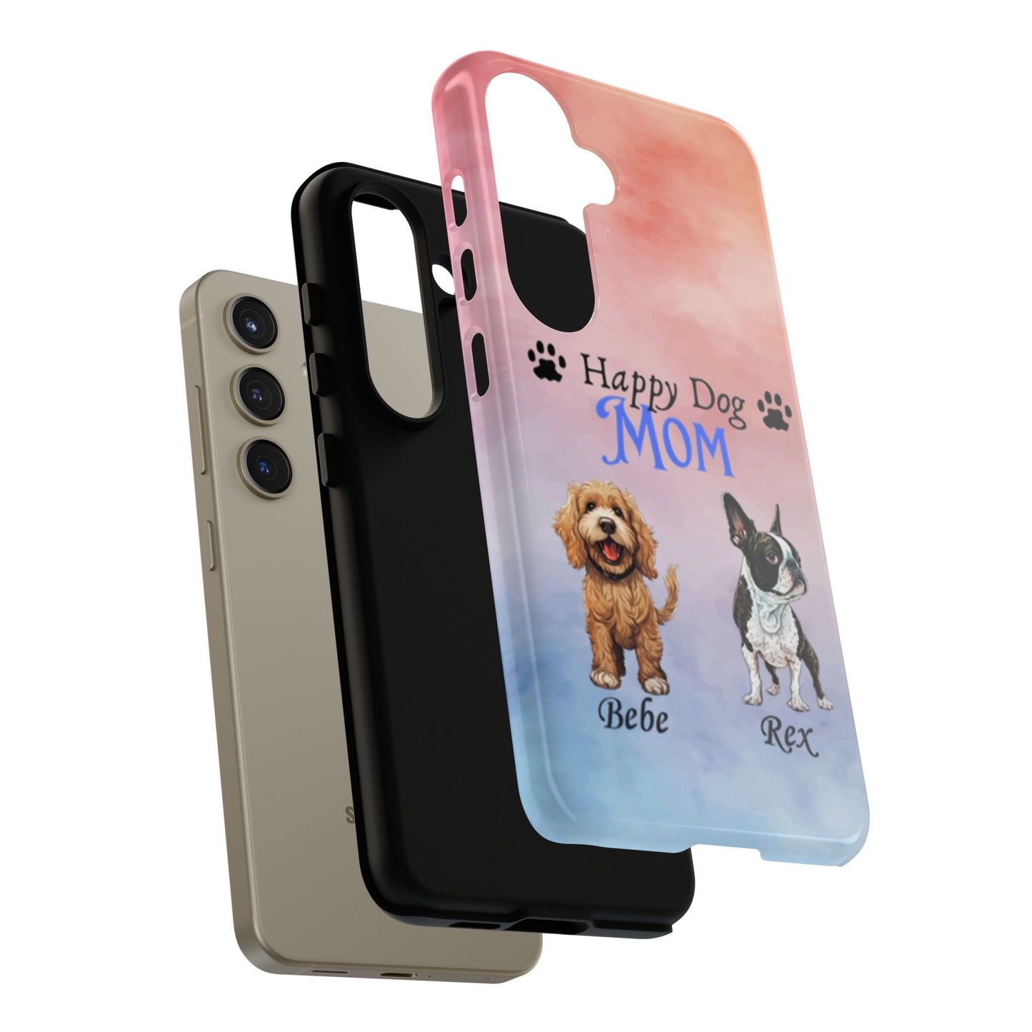 Dog Mom - Personalized - Whimsical Phone Cases - Mother's Day