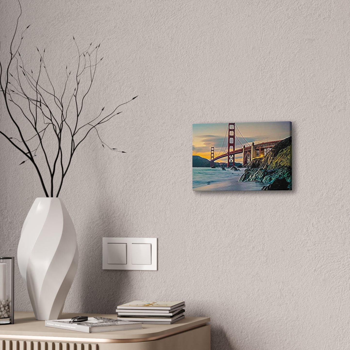 Golden Gate - Canvas Stretched, 0.75"