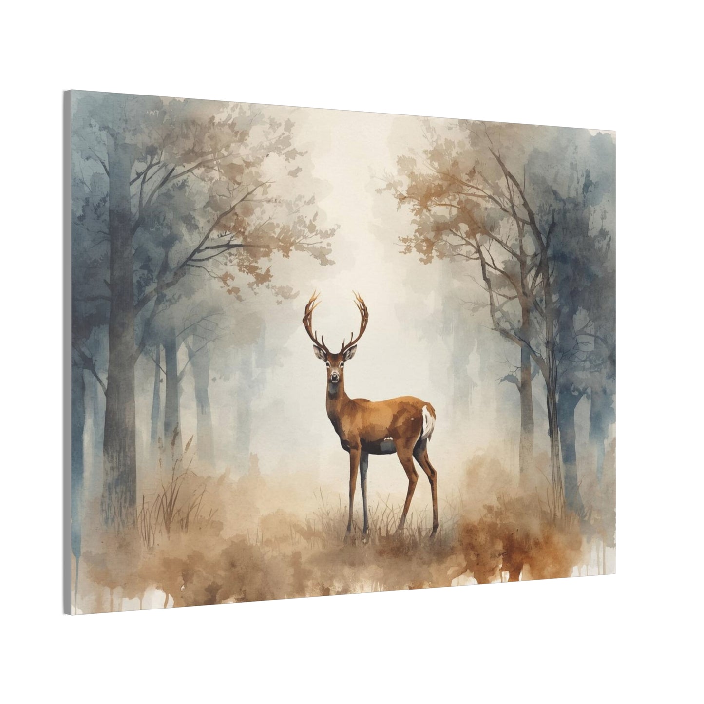 Lone Buck - Canvas Stretched, 0.75" - 2026 Wall Art - Animals