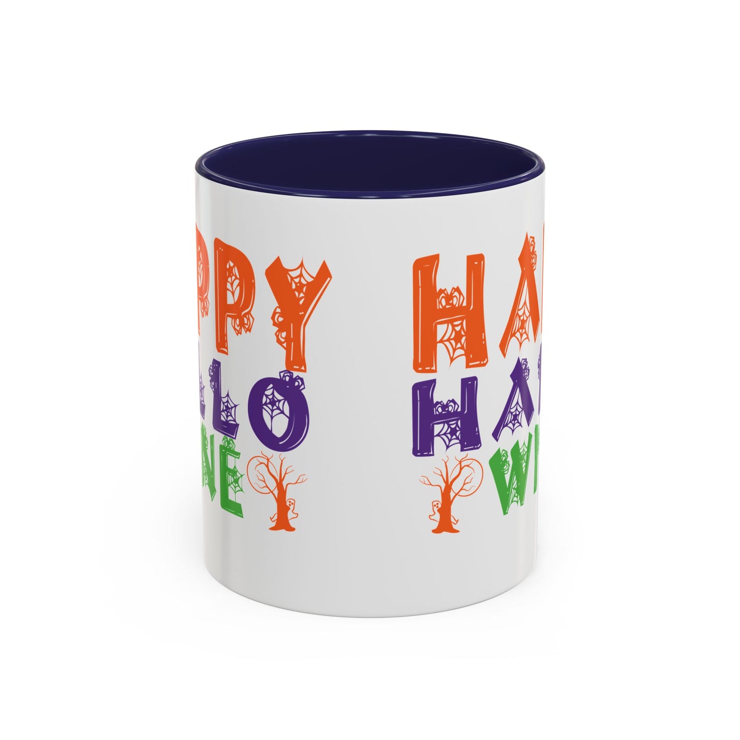 Happy Hallo Wine -Accent Coffee Mug (11, 15oz) - Halloween