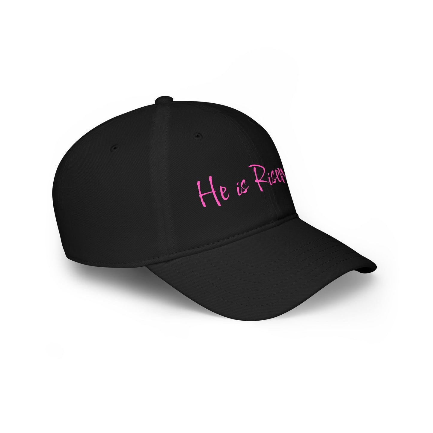 He is Risen - Pink - Low Profile Baseball Cap - Easter - Mother's Day - Father's Day - Easter 1