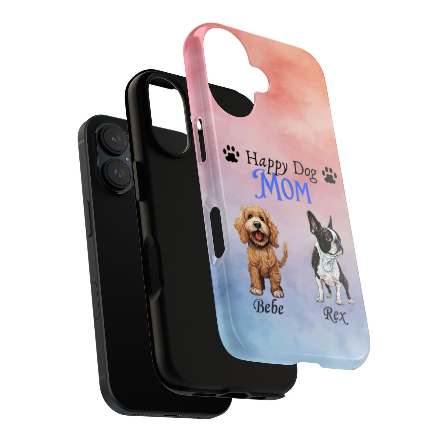 Dog Mom - Personalized - Whimsical Phone Cases - Mother's Day