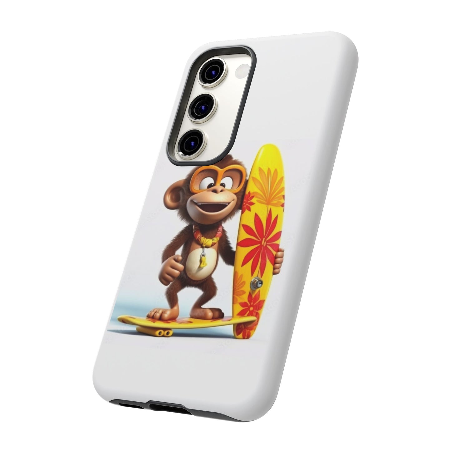 Surfer Monkey -Tough Whimsical Phone Cases