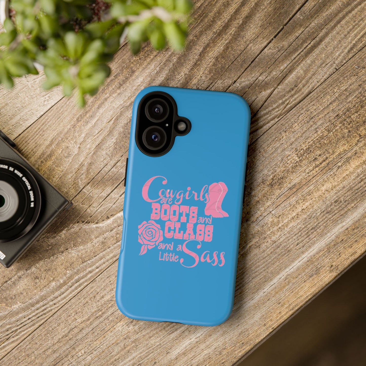 CowGirls are Boots -Tough Whimsical Phone Cases