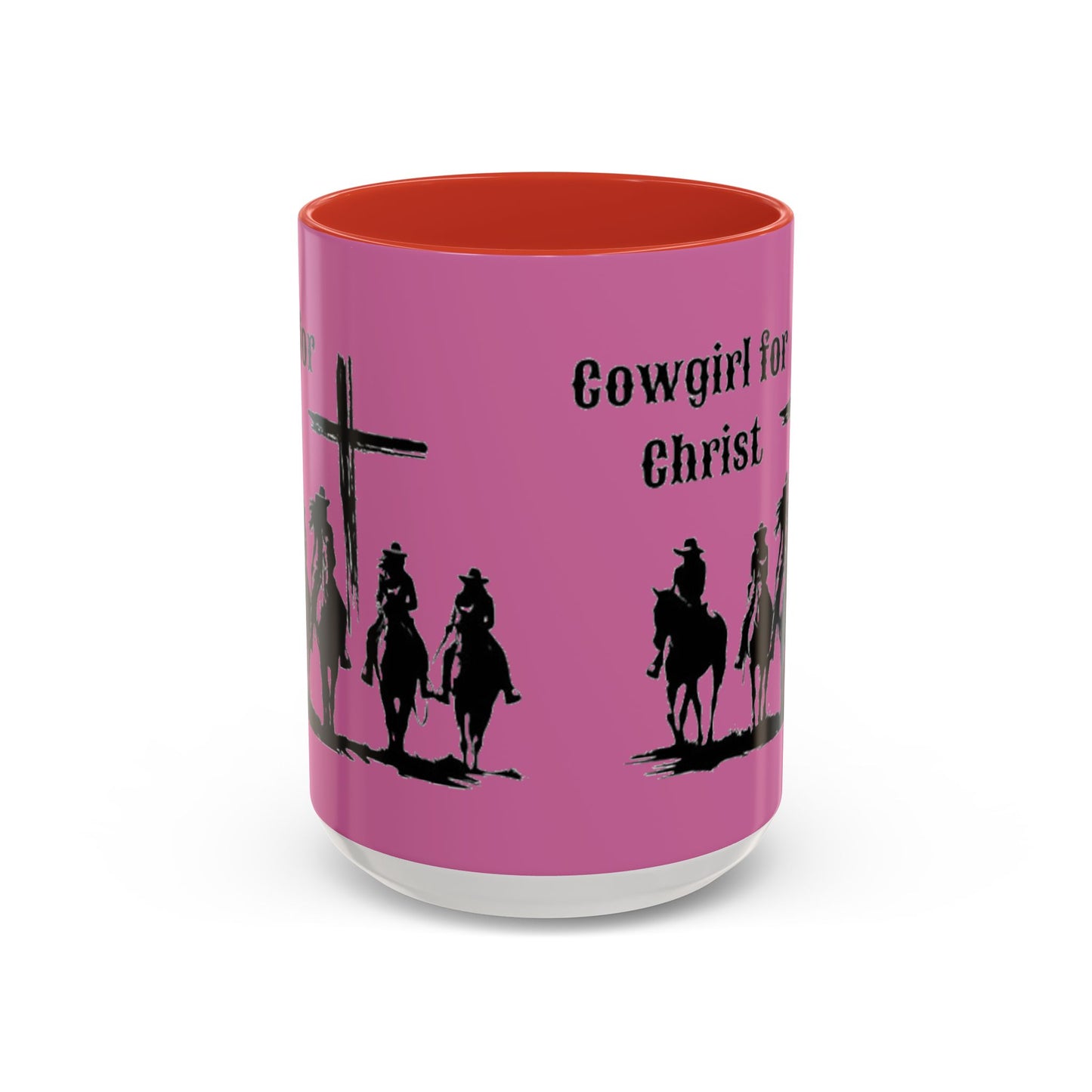 Cowgirl for Christ - Accent Coffee Mug (11, 15oz) - Easter - Mother's Day