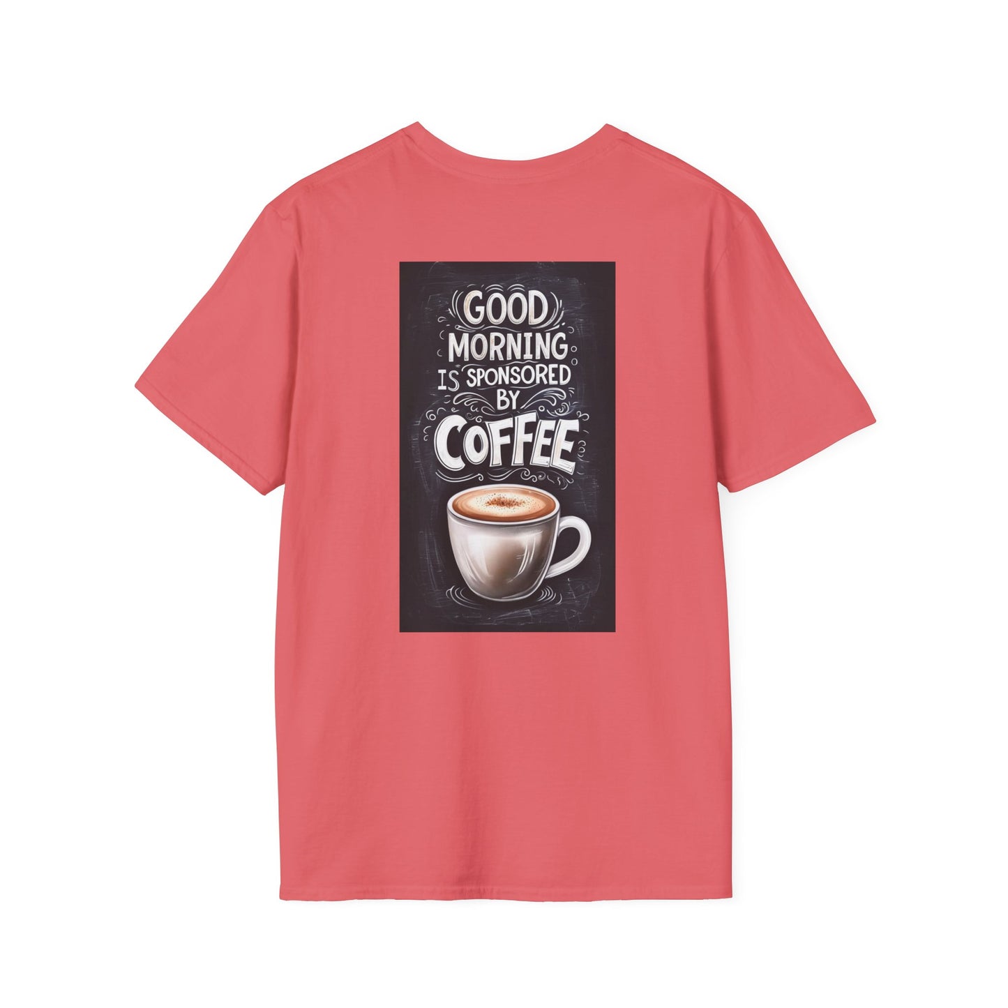 Sponsored by Coffee - Unisex Softstyle T-Shirts