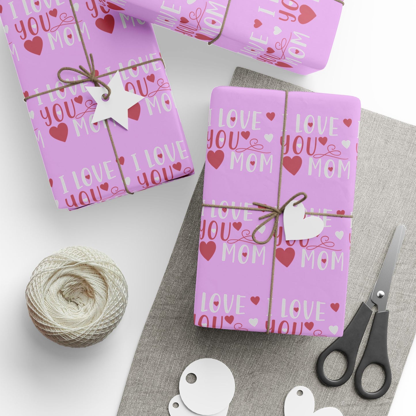 I Love You Mom - Wrapping Papers