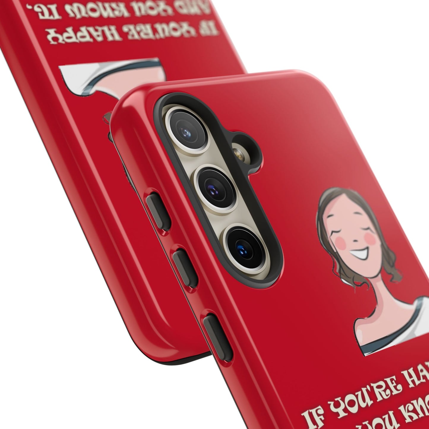 If you happy - Tough Cases - Whimsical Phone Cases