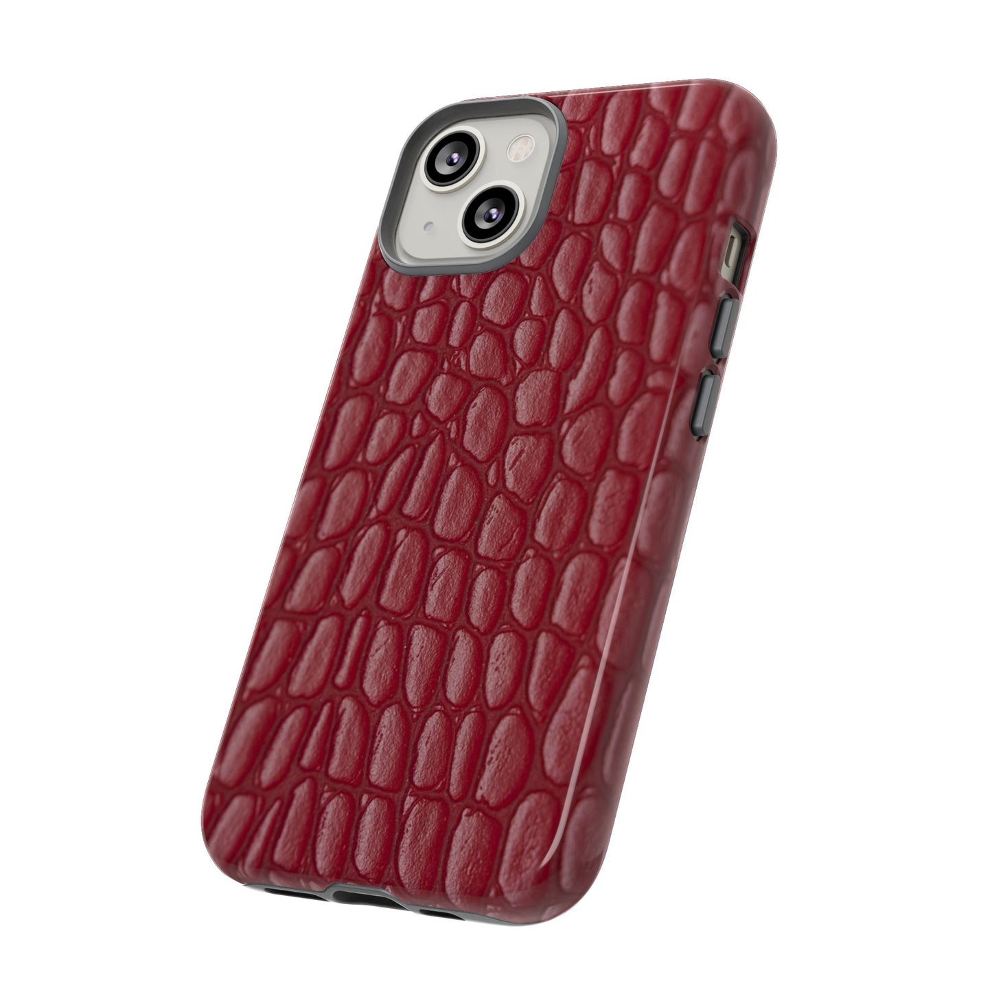 Red Leather - Tough Cases - Whimsical Phone Cases