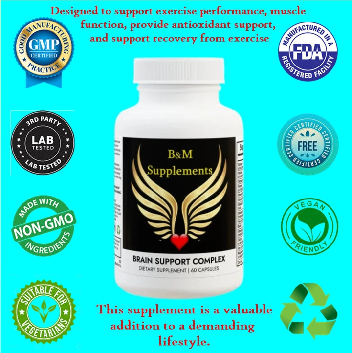 Brain Support Complex Supplement (60 Count)