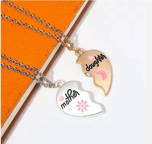 Mom & Daughter Mother's Day Pendant Necklace - Mother's Day