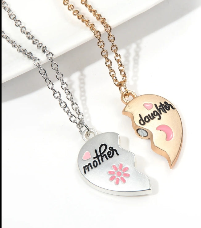 Mom & Daughter Mother's Day Pendant Necklace - Mother's Day