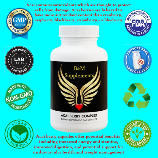 Acai Berry Complex Supplement (60 Count)