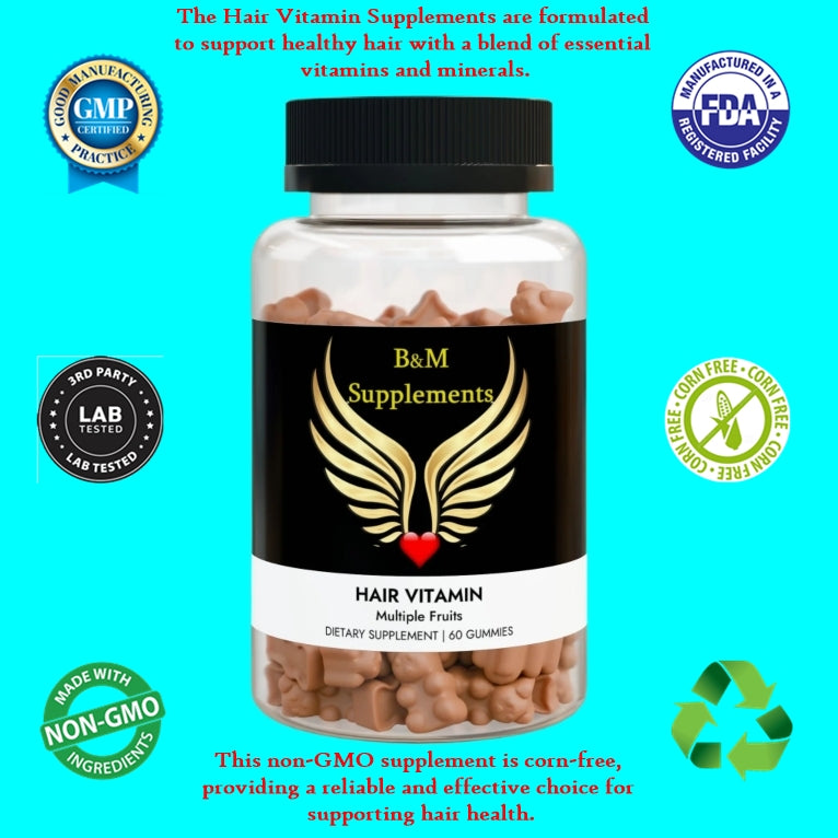Hair Vitamin Gummies (60 Gummies)