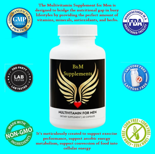 Multivitamin for Men Supplement (60 Count)