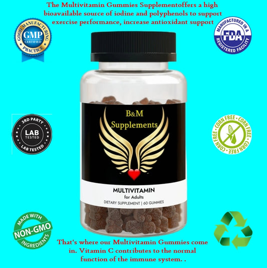 Multivitamin Gummies for Adults (60 Gummies)