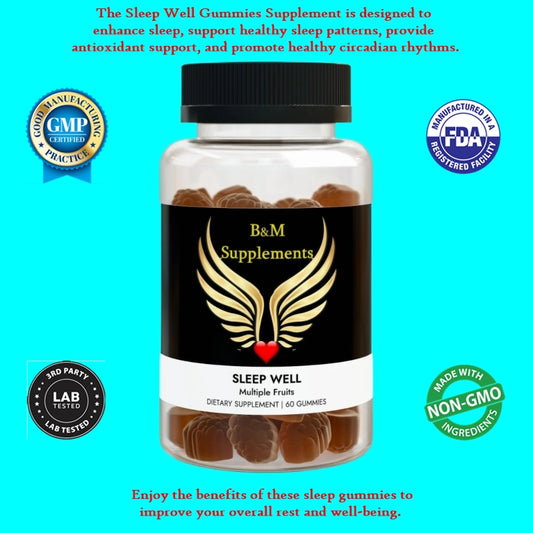 Sleep Well Gummies (60 Gummies)